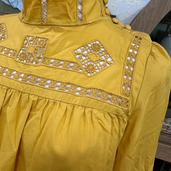 Free People Yellow Women's Top size Small - Picture 5 of 9